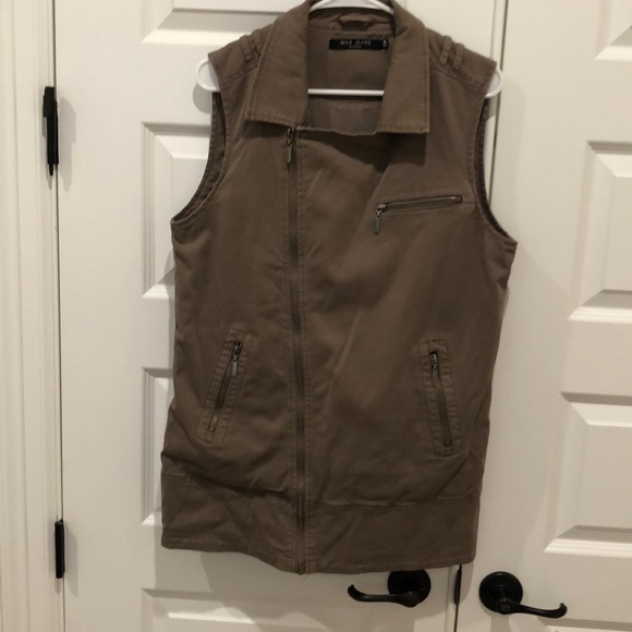 Max Jeans Utility Vest Size Medium - Picture 1 of 16